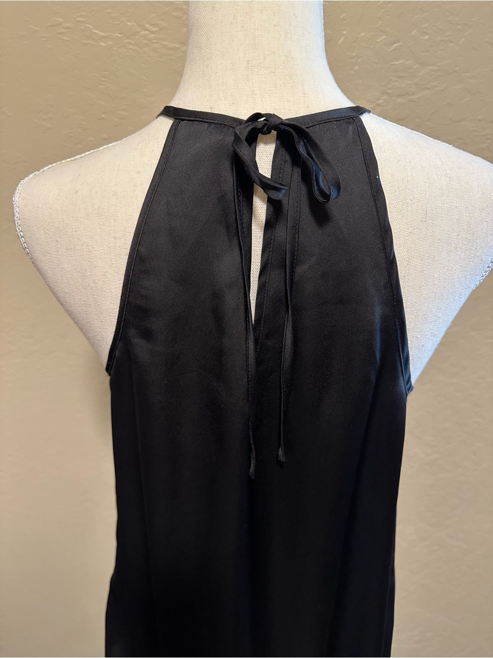 Guess Black Ruffle Halter Tank Top - Picture 5 of 7